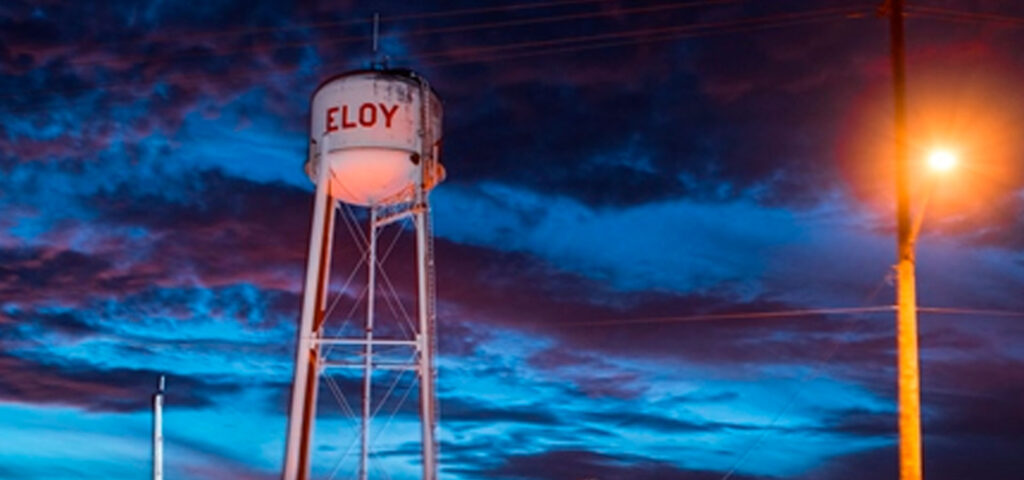 Landmark Eloy AZ water tower