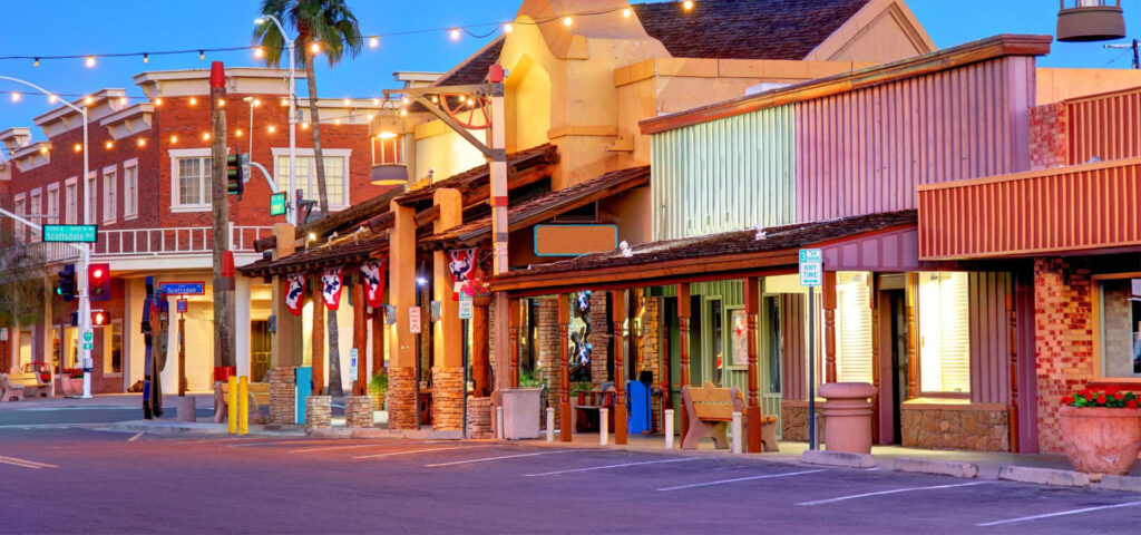 street view of old town scottsdale